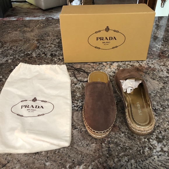 Prada Calzature Donna Women Round Toe Slip On - Picture 5 of 6